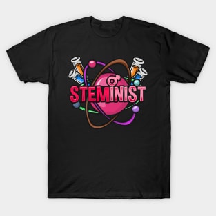 Steminist Geeks design for feminist scientists T-Shirt